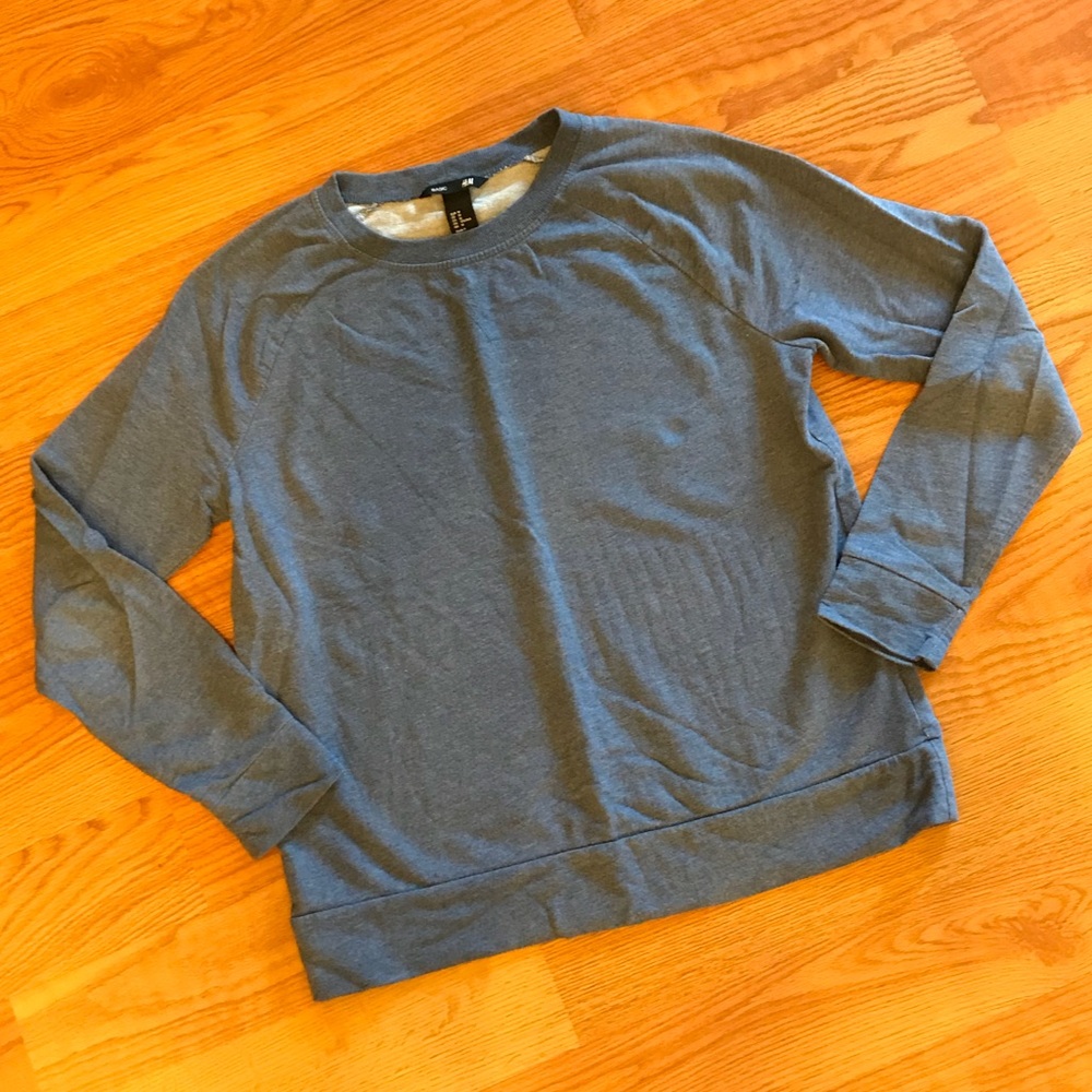 H&M light blue sweatshirt size medium
